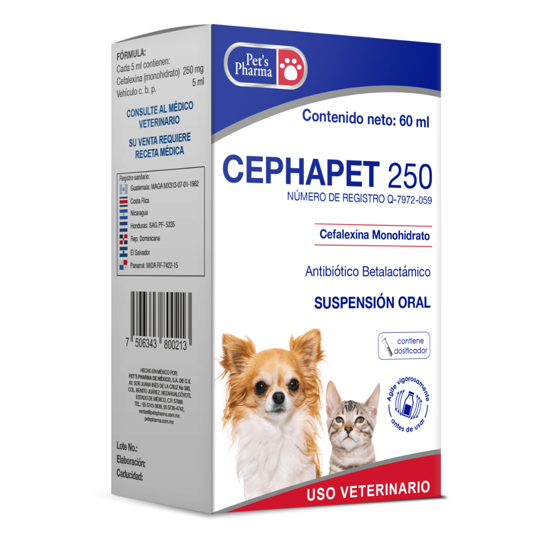 Cephapet Solución Oral 60ml - Pet's Pharma Cephapet Solución Oral 60ml - Pet's Pharma